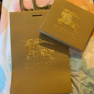 Burberry bag and box